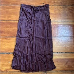Anthropologie Purple Midi Skirt